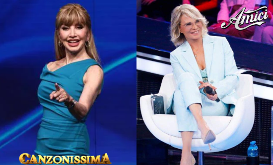 Sat, Mar 21, 2026: Saturday Night Duel: Canale 5’s Amici (23.8%) edges out Rai 1’s Canzonissima (22.39%)